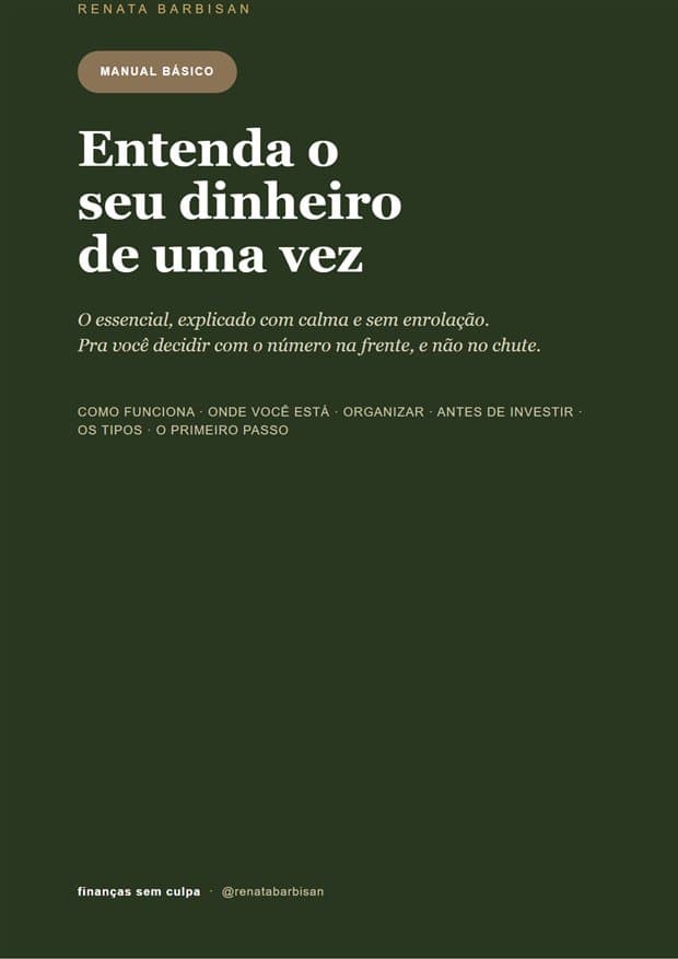 Capa do Manual Básico de Finanças